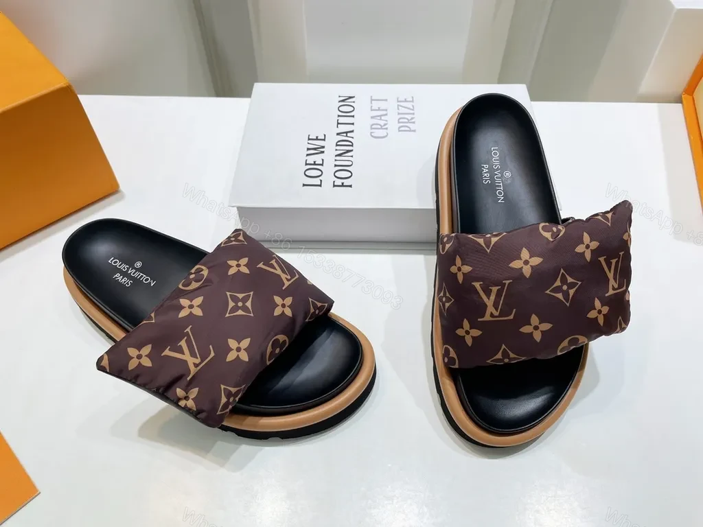 View 7 of Louis Vuitton Monogram Slides â€” All-Day Comfort, Luxury Craftsmanship