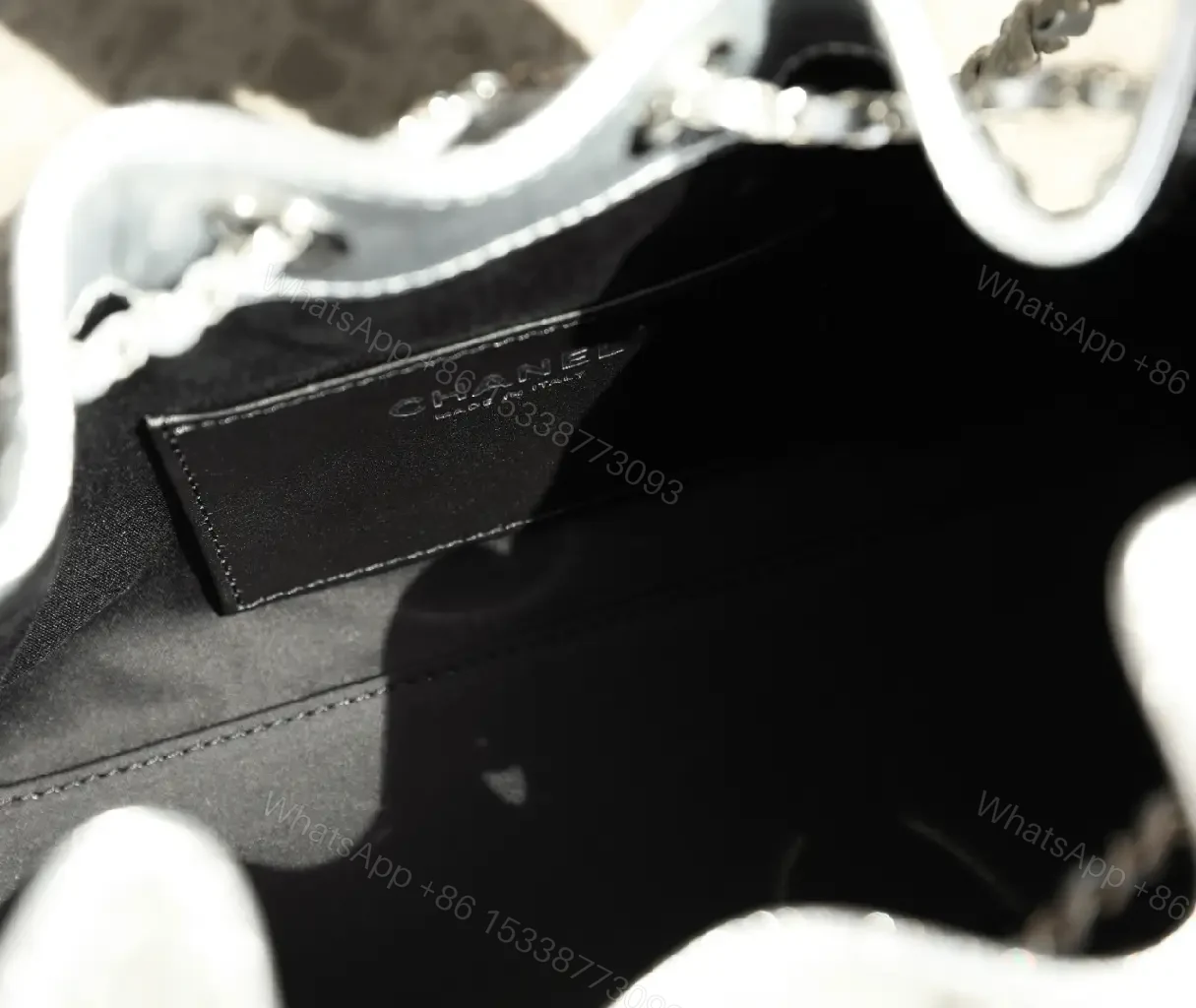 View 3 of Metallic Quilted Bag: Modern Shine, Everyday Versatility