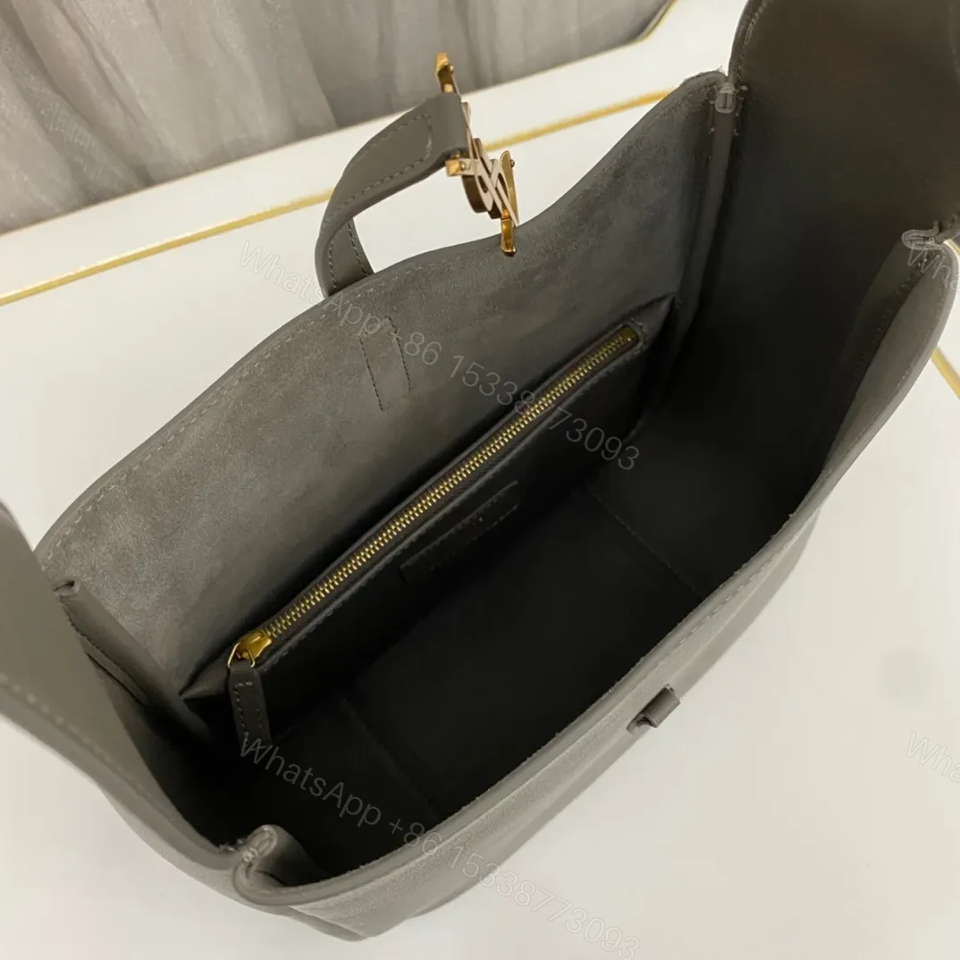 View 4 of Saint Laurent Le 5 à 7 Supple Hobo Bag