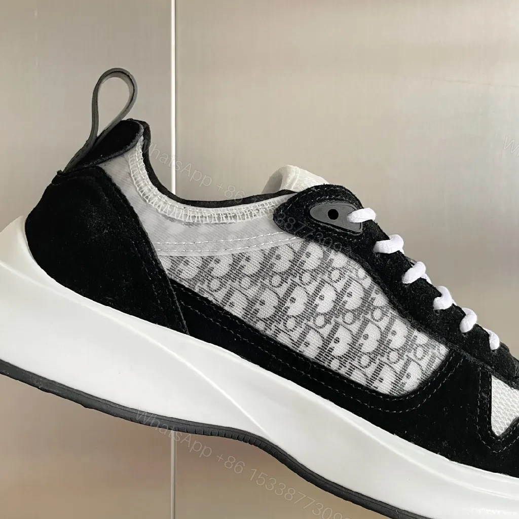 View 4 of Bold Contrast Textile High-Top: Luxe Casual Sneakers