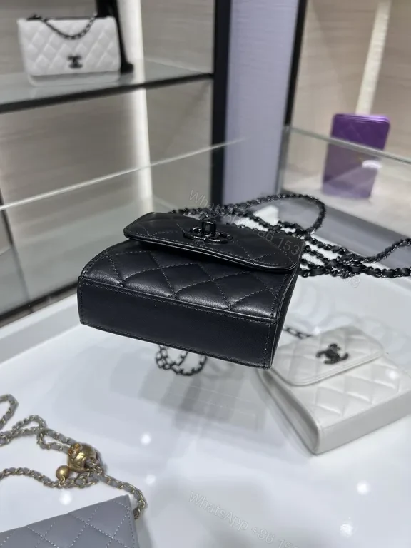 View 8 of Chanel-Inspired Quilted Crossbody: Sleek All-Day Chic Bag