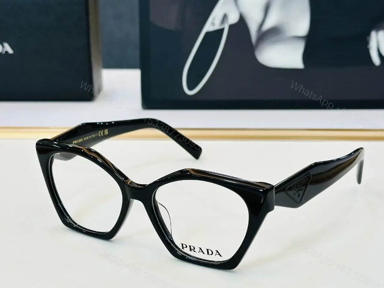 View 3 of Oversized Black Acetate Eyewear: Bold, Comfortable, Designer-Inspired