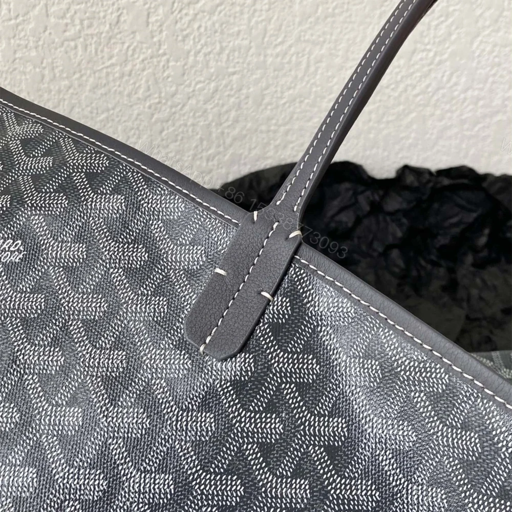 View 5 of 高仿Goyard*STLOUI4滿印Tote媽咪袋灰色大號免檢版