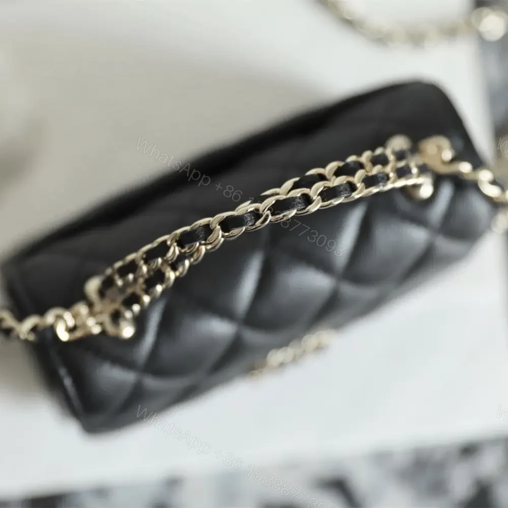View 6 of 高仿Chanel*23P系列AP3237豎版Kelly手袋黑色免檢版