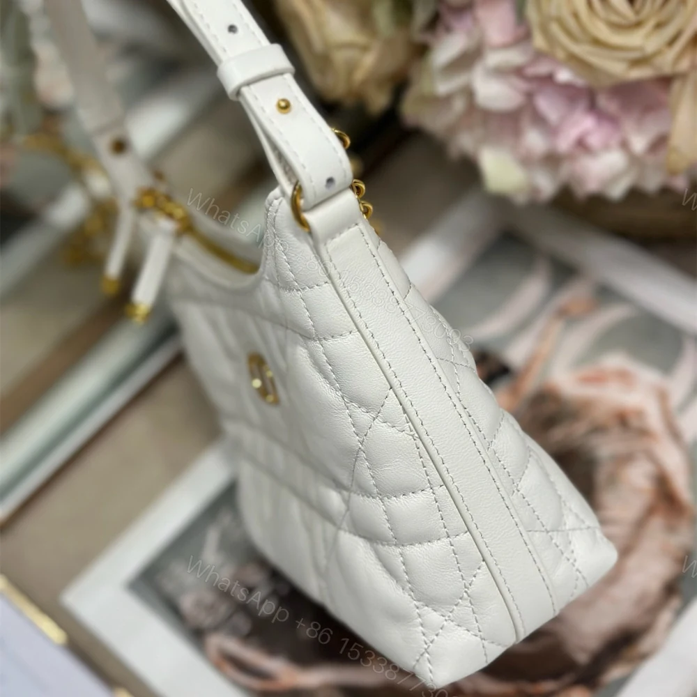View 4 of 高仿Dior*MissCaro系列S5253M030小羊皮手提包Mini白色免檢版