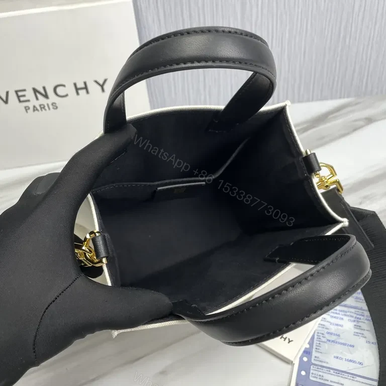 View 2 of Structured Tote with Mini Vector Hold - Givenchy Luxury Bag