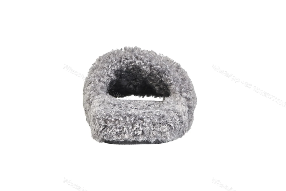 View 3 of Balenciaga Furry Slide Grey 654261W2D011596