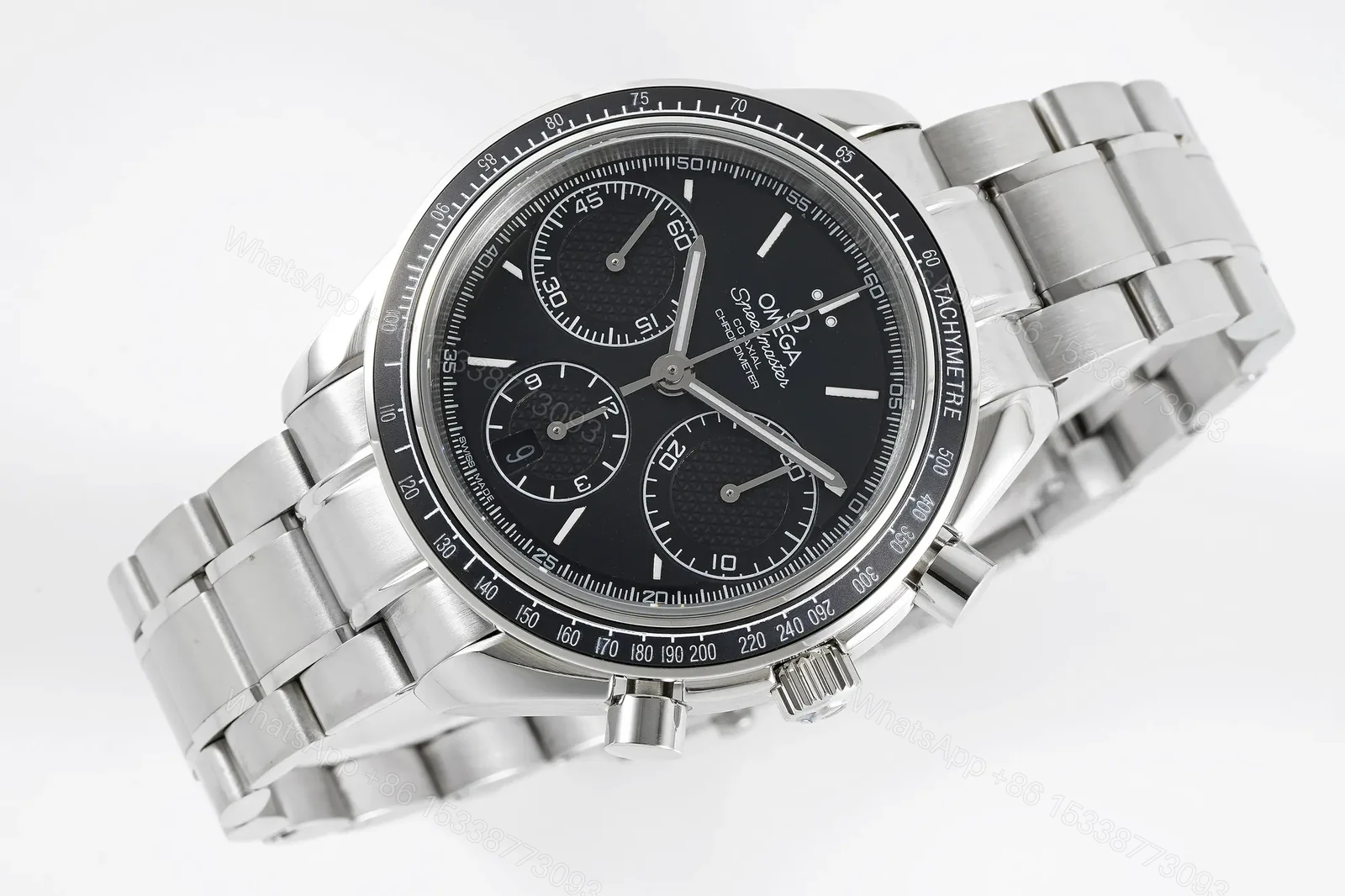 View 3 of Omega Speedmaster Professional 326.32.40.50.06.001 Multifunction Chronograph Watch Black Dial Stainless Steel Bracelet