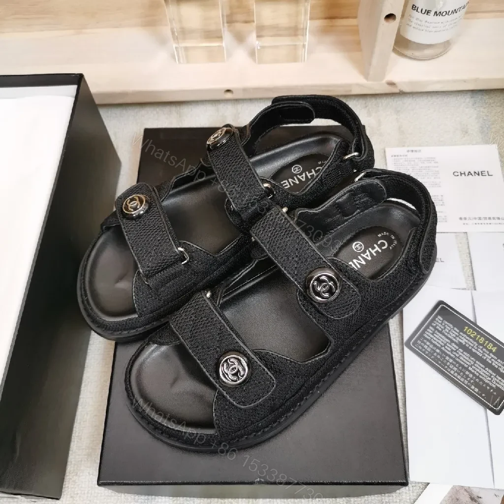 View 7 of Chic Black Sandal Leather Modern Luxury Comfort Footwear
