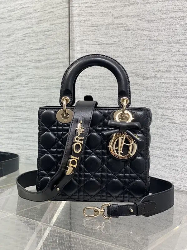 Quilted Mini Handbag: Gold Accents, Luxury Chic — view 1