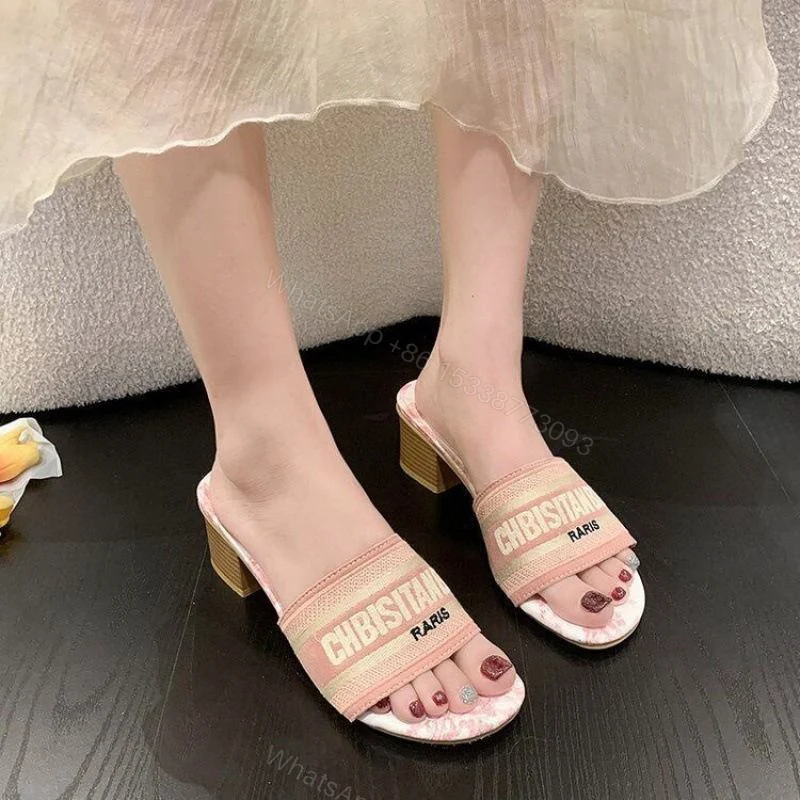 View 4 of First Copy Christian Dior Block Heels