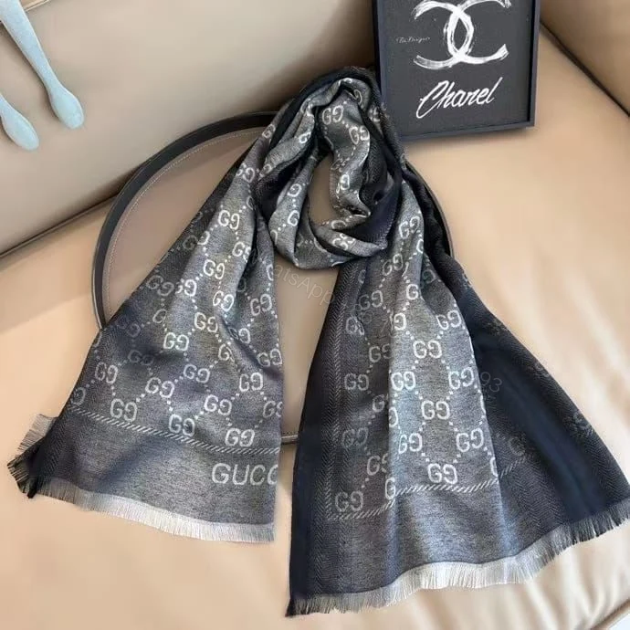 View 2 of First Copy Gucci GG Semi-Woollen Stole