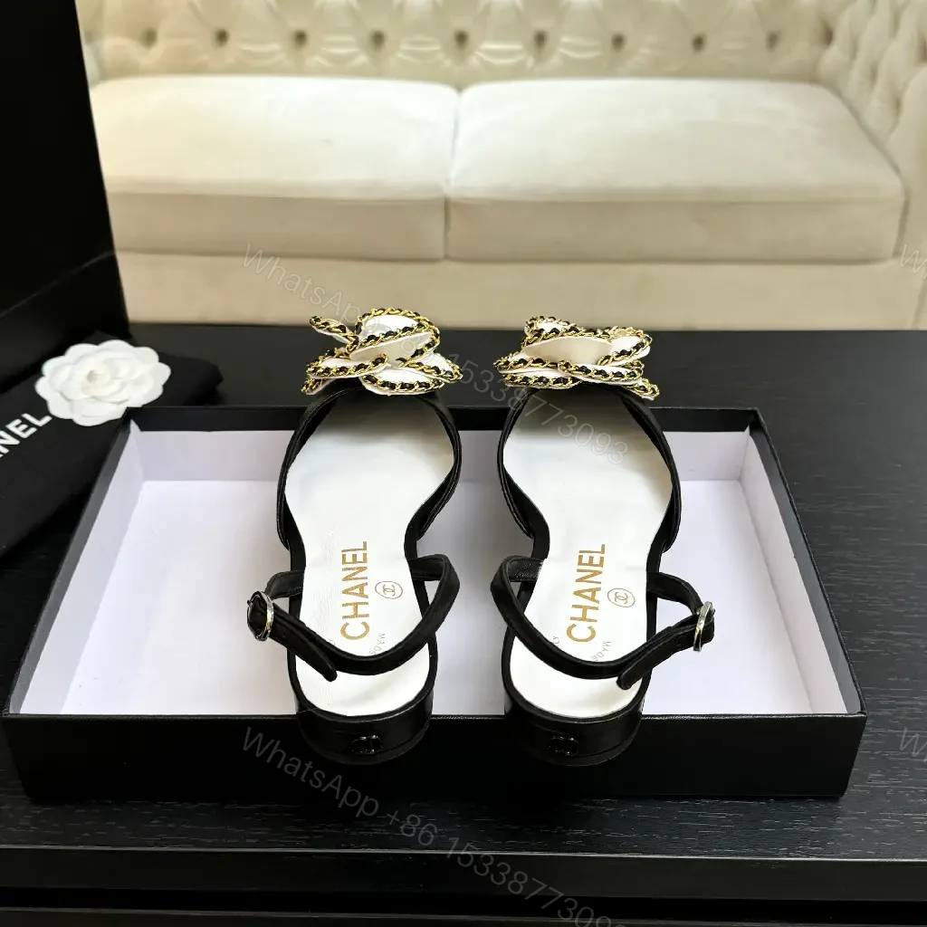 View 9 of Satin Slingback Pumps with Pearl Floral Ornaments
