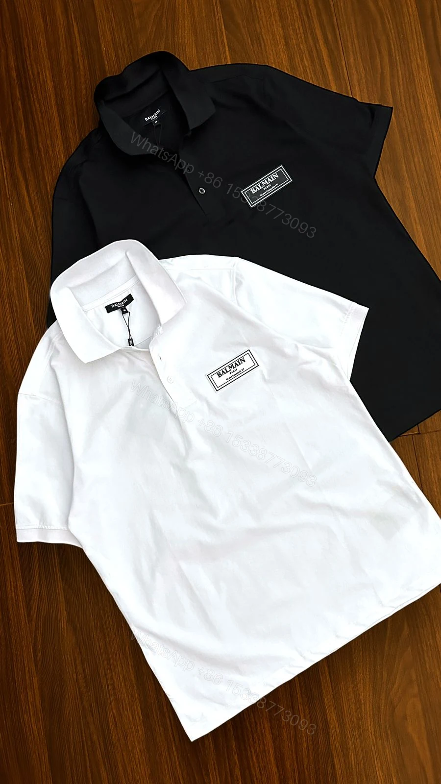 View 5 of FIRST COPY BALMAIN PARIS IMPORTED QUALITY EXCLUSIVE POLO TEES