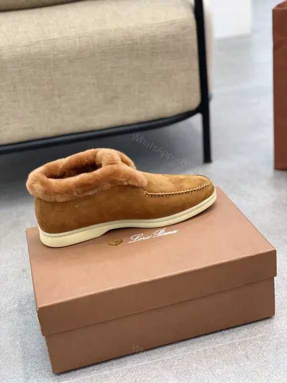 View 4 of Cozy Leather Mule Slippers: Suede & Shearling Luxury Slippers