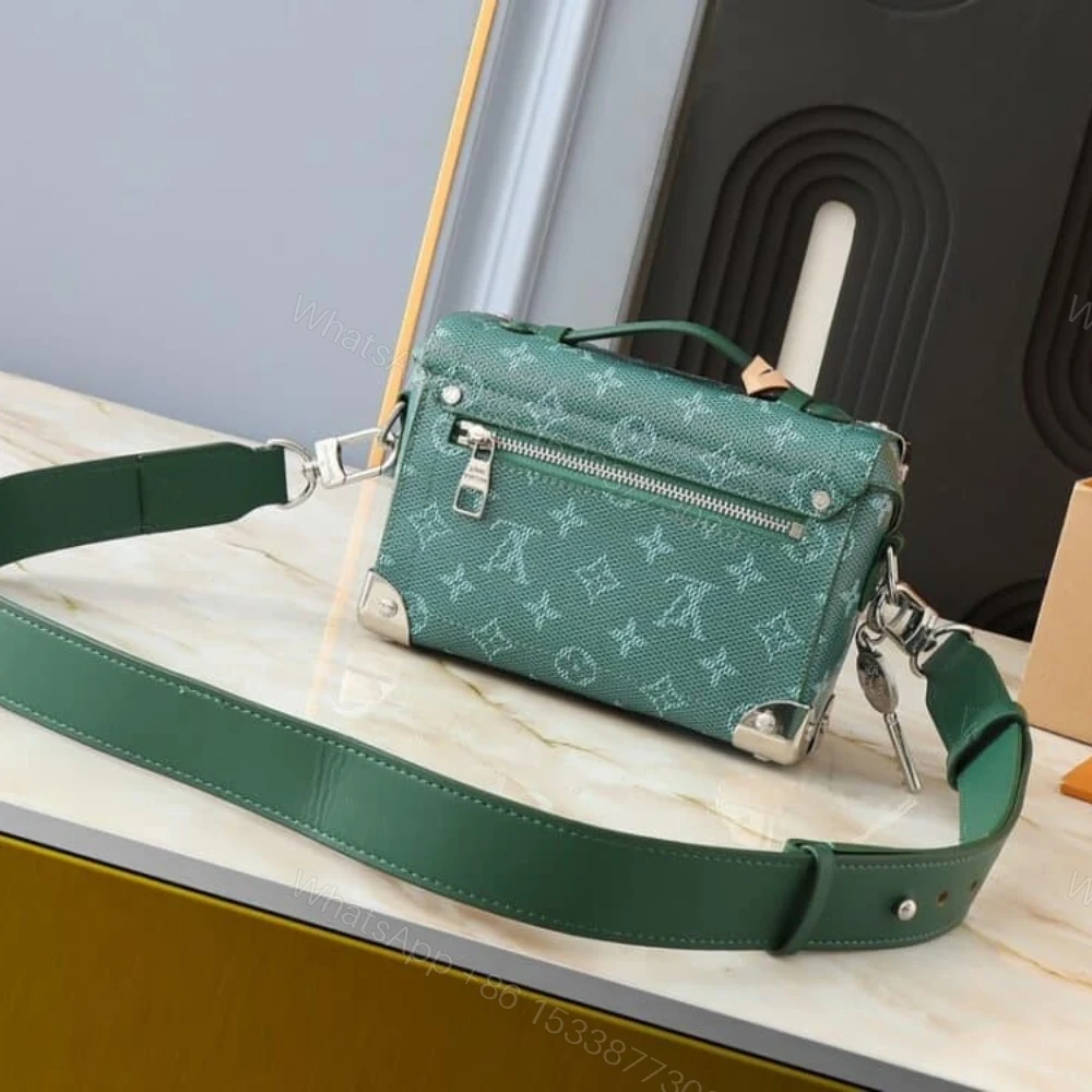 View 4 of Louis Vuitton Soul Trunk Bag Green 19Cm M12686
