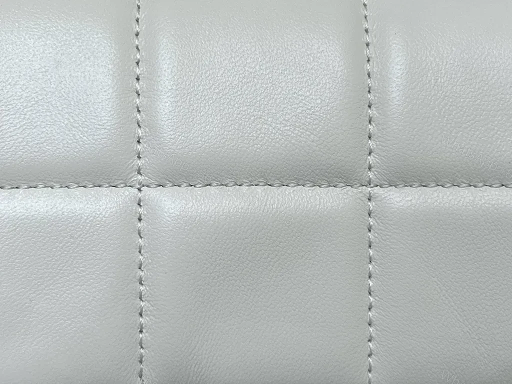View 9 of Chanel-inspired Quilted Mini Flap Bag with Chain