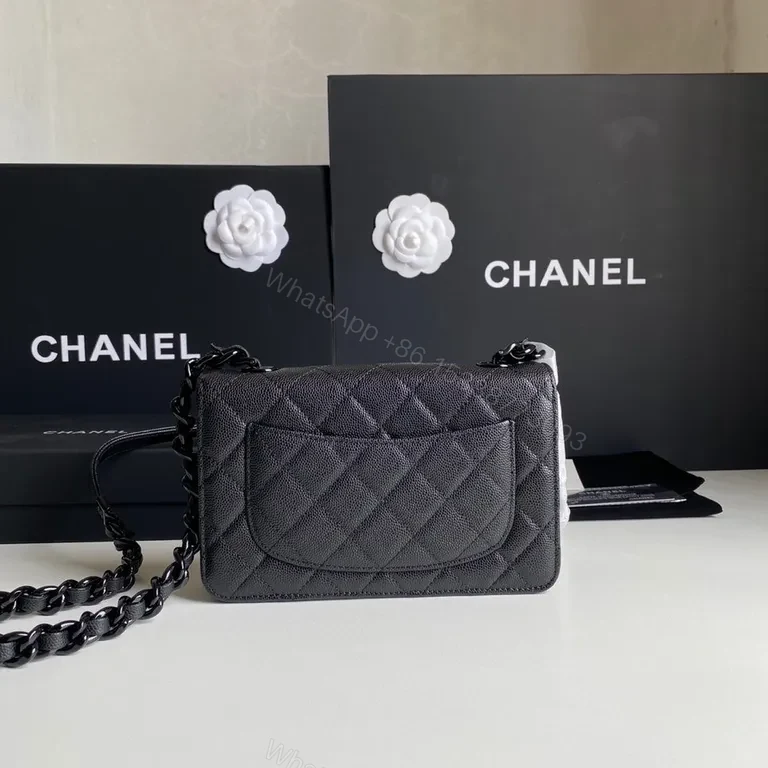 View 4 of Chanel-Inspired Quilted Leather Crossbody: Luxe Everyday Bag