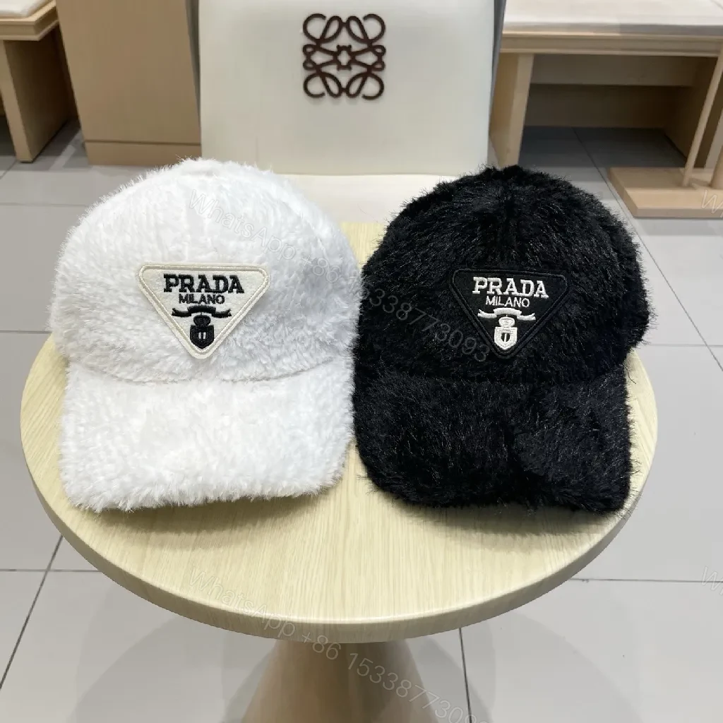 View 9 of Black Faux-Fur Visor Cap | Luxe, Structured Style, Warmth