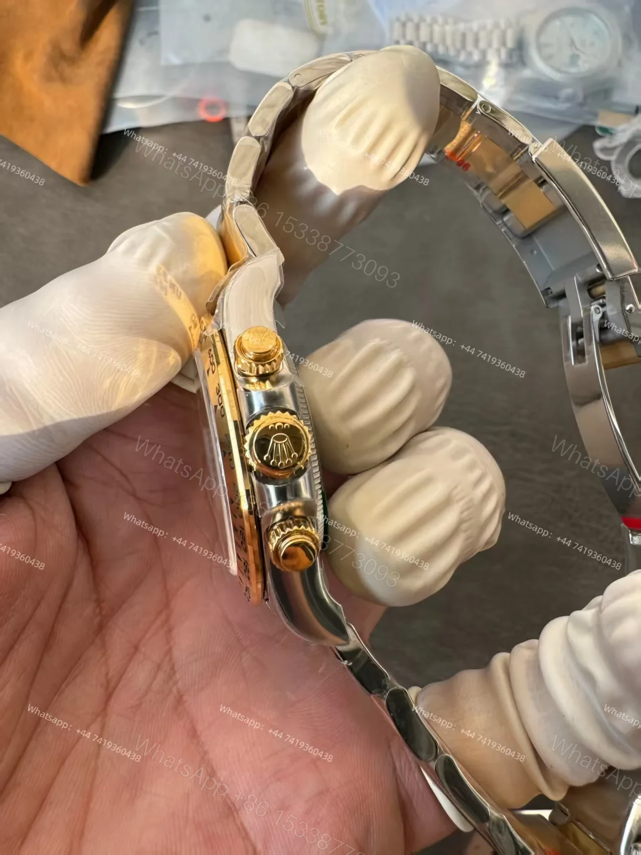 View 8 of Rolex Super Clone Daytona M126503-0002 Black Diamond Dial 4131 Movement