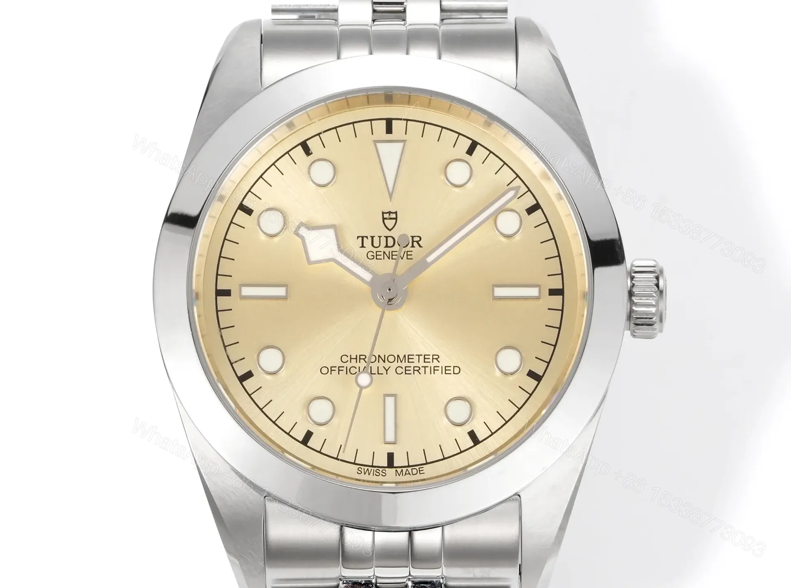 View 2 of Tudor 3T Champagne Dial Watch Five-Link Steel Bracelet Ultimate 39MM TUDOR-1926-39-CHAMP-5LINK-STEEL