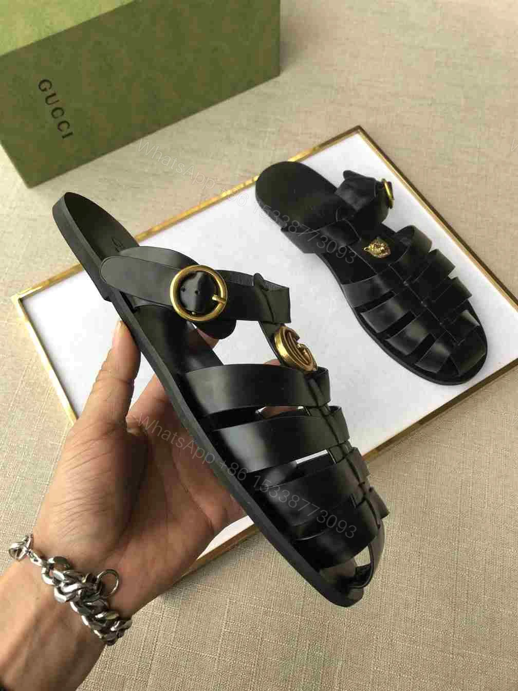 View 9 of GUCCI SANDAL WITH DOUBLE G – SDG009