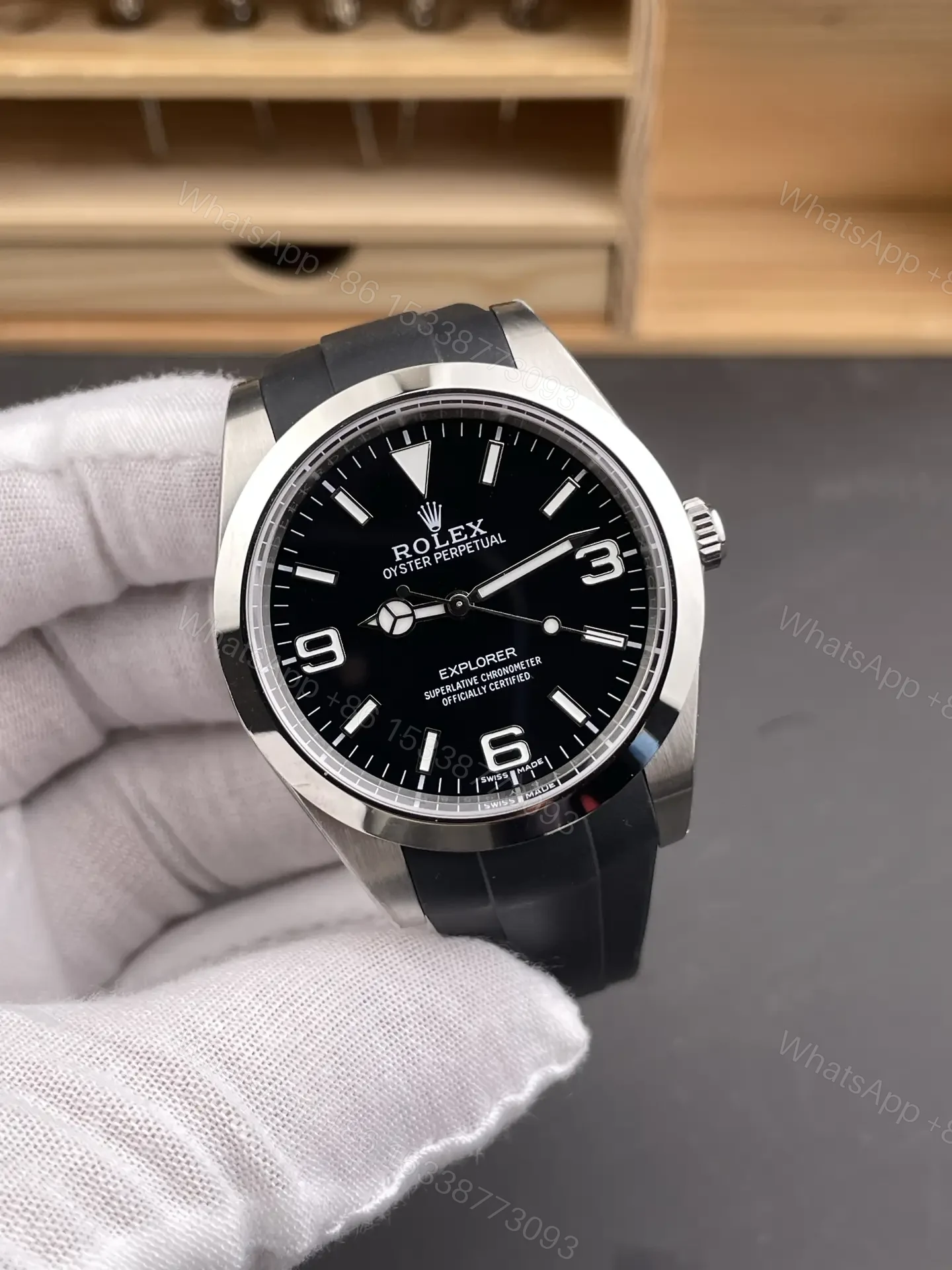 View 2 of Rolex Explorer 214270 39mm Stainless Steel Automatic Watch 34Y6Y958
