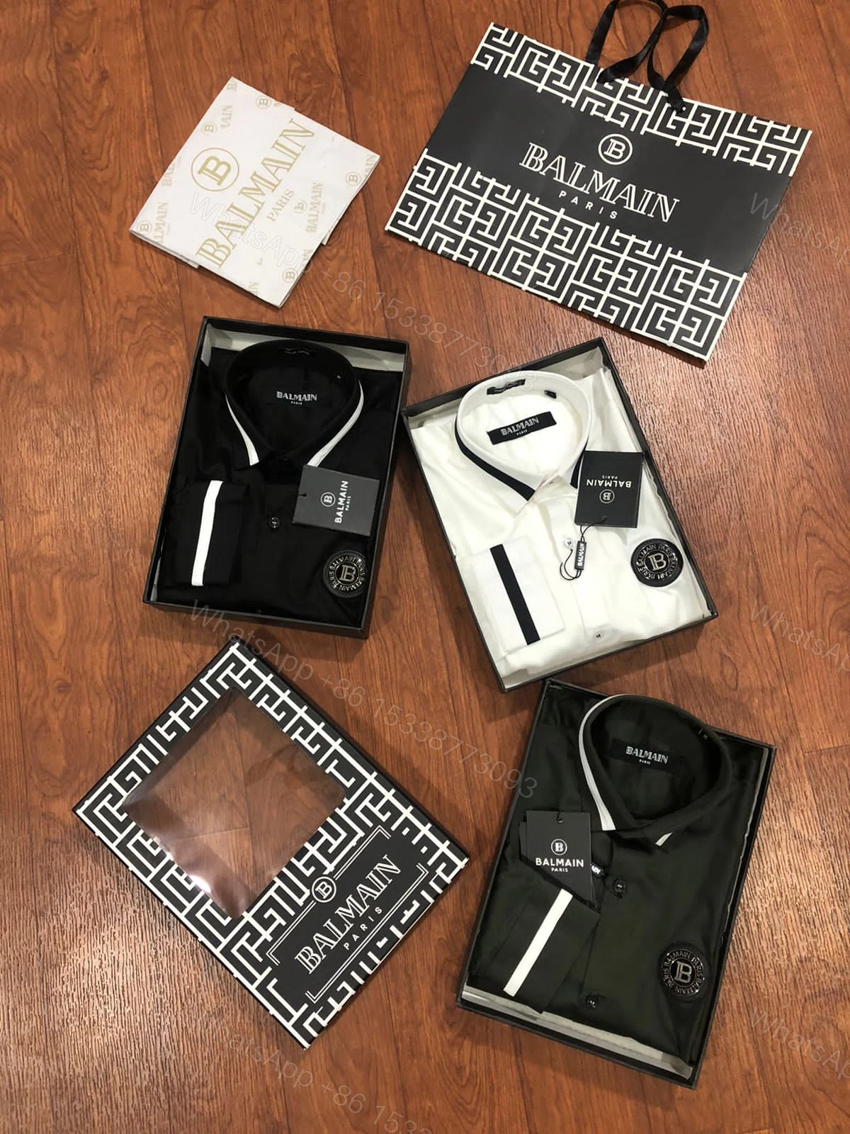 View 5 of First Copy Balmain Paris Premium Original 2025 Shirt for Men