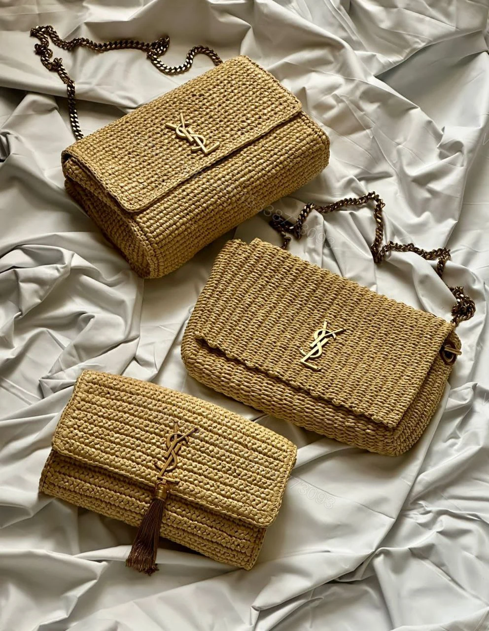 Saint Laurent bag with Wicker Material — view 1