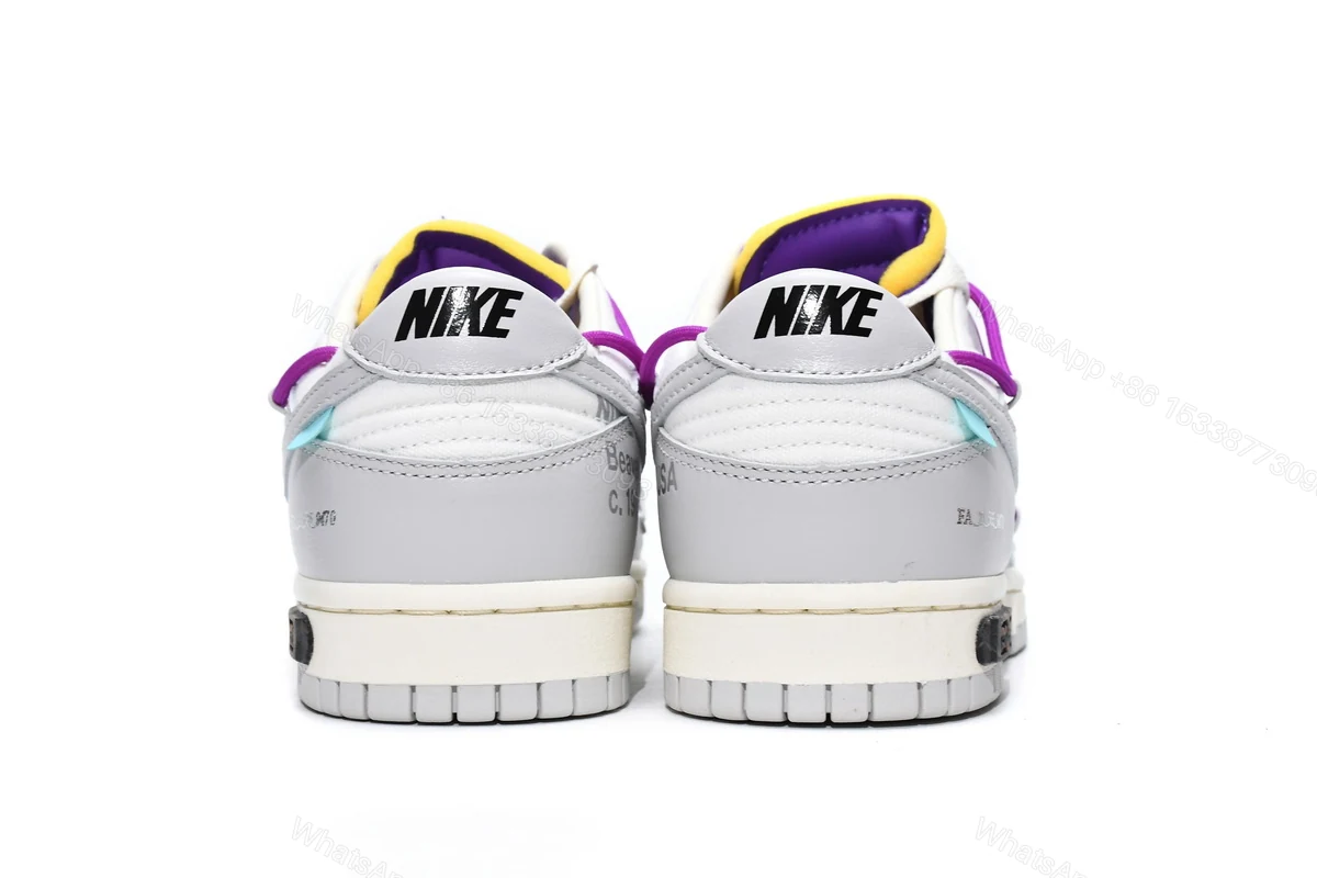 View 3 of OFF WHITE x Nike Dunk SB Low The 50 NO.28 DM1602-111