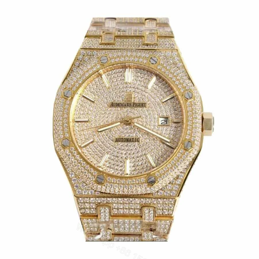 Audemars Piguet Super Clone Fully Iced Out Ap Watch — view 1