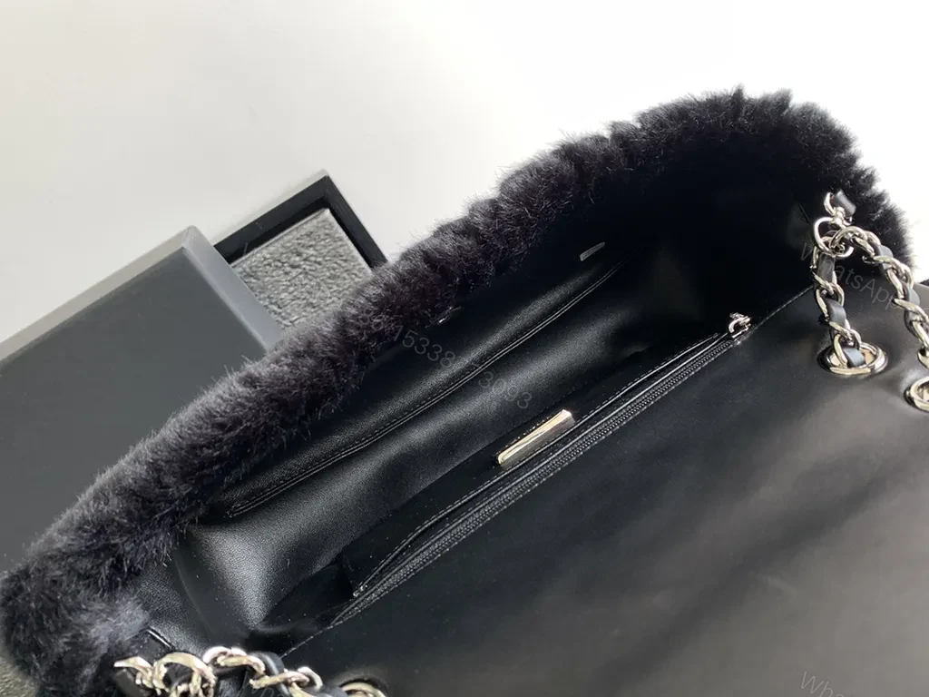 View 2 of Chanel-Inspired Velvet Bag: Quilted Twilight Chic Bag