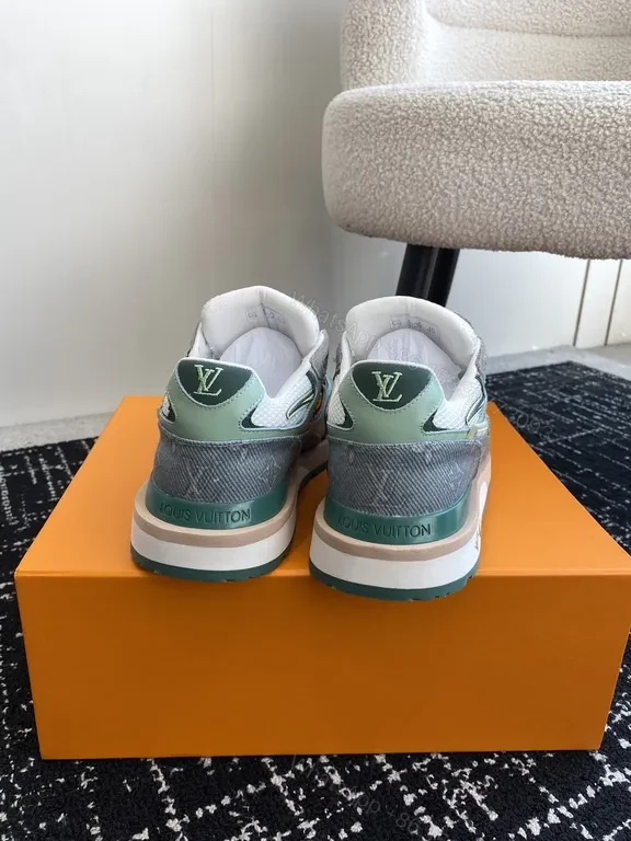 View 7 of Mint Mesh LV Sneakers: Luxe Comfort High-Top