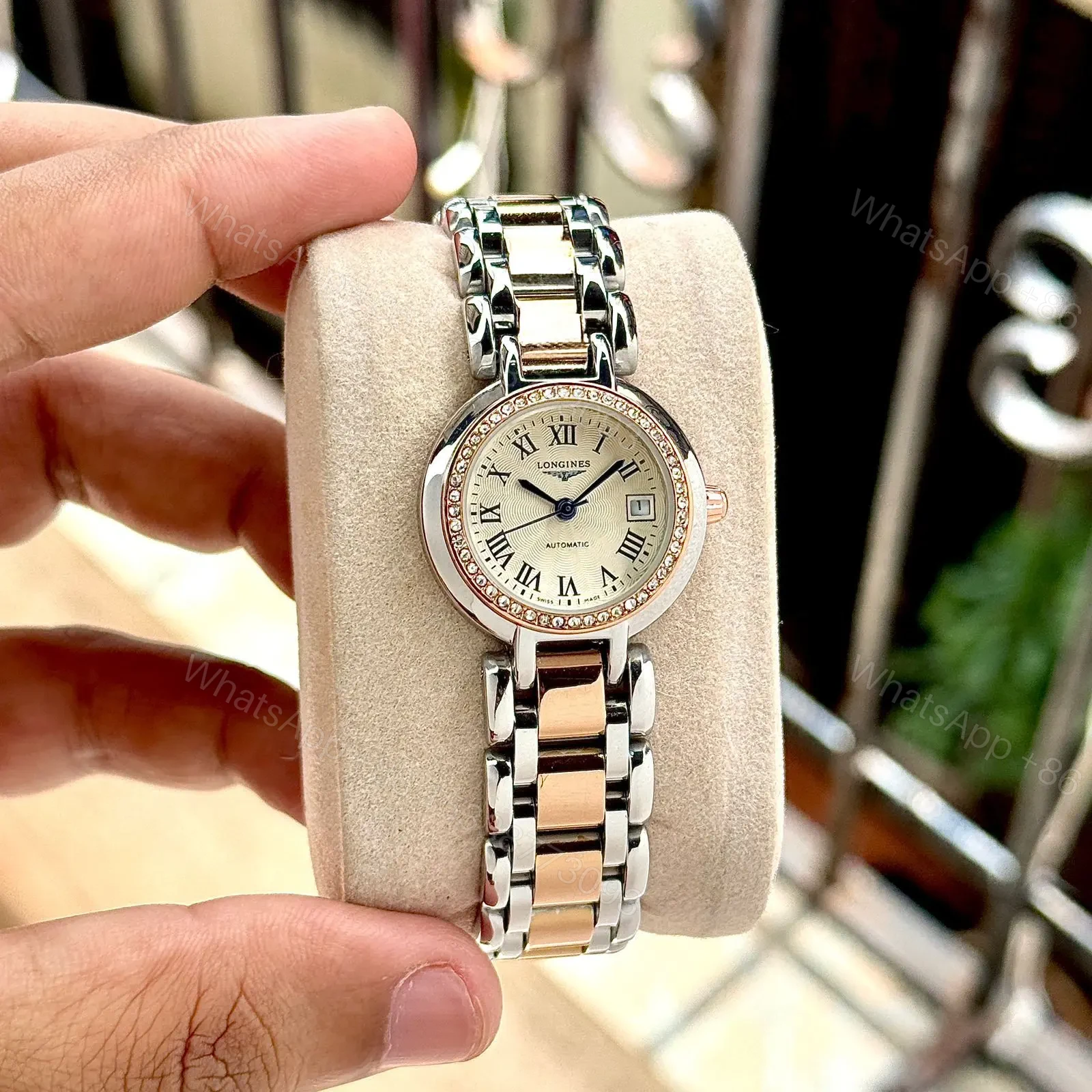 View 3 of Longines L8.110.5.79.6 Automatic Movement
