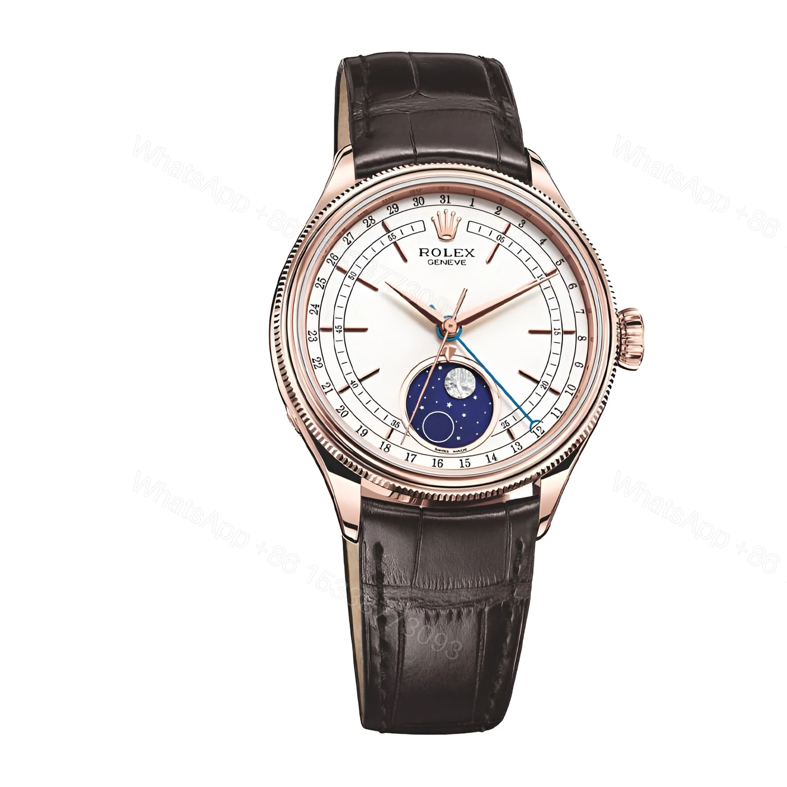 View 3 of Rolex Cellini Moonphase White Dial New 50535-0002 Replica