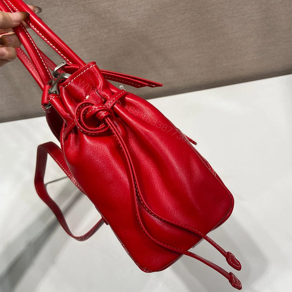 View 5 of Prada Bonnie medium antiqued leather tote bag(HIGH-END GRADE)