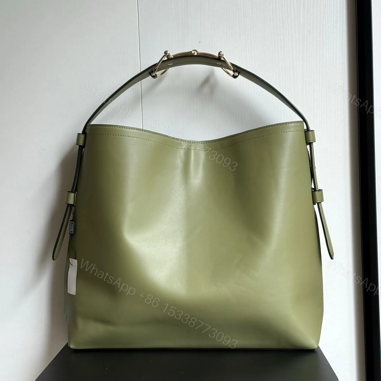 View 4 of Gucci Beatrix Large Tote Bag Sage Green 40Cm ‎