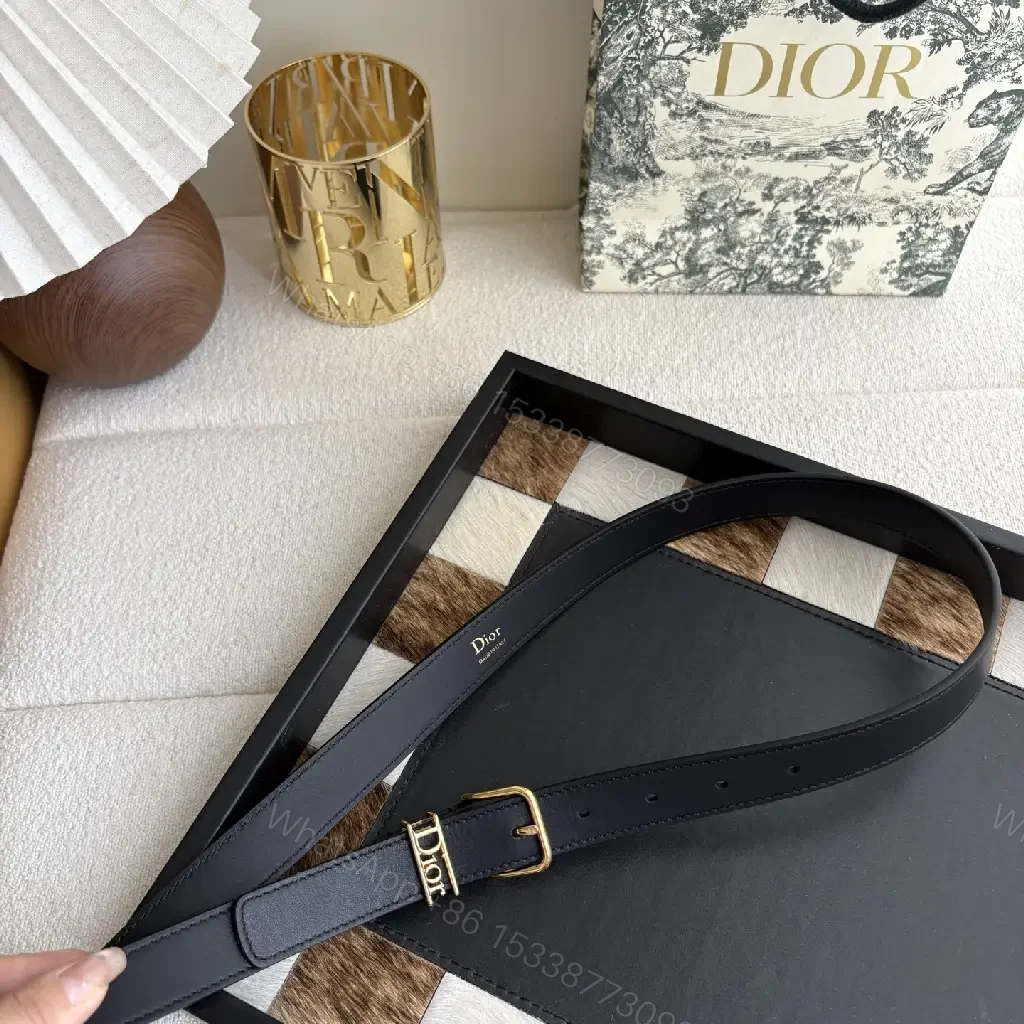 View 7 of Black Leather Clutch Bag - Gold Buckle Strap, Matte Finish