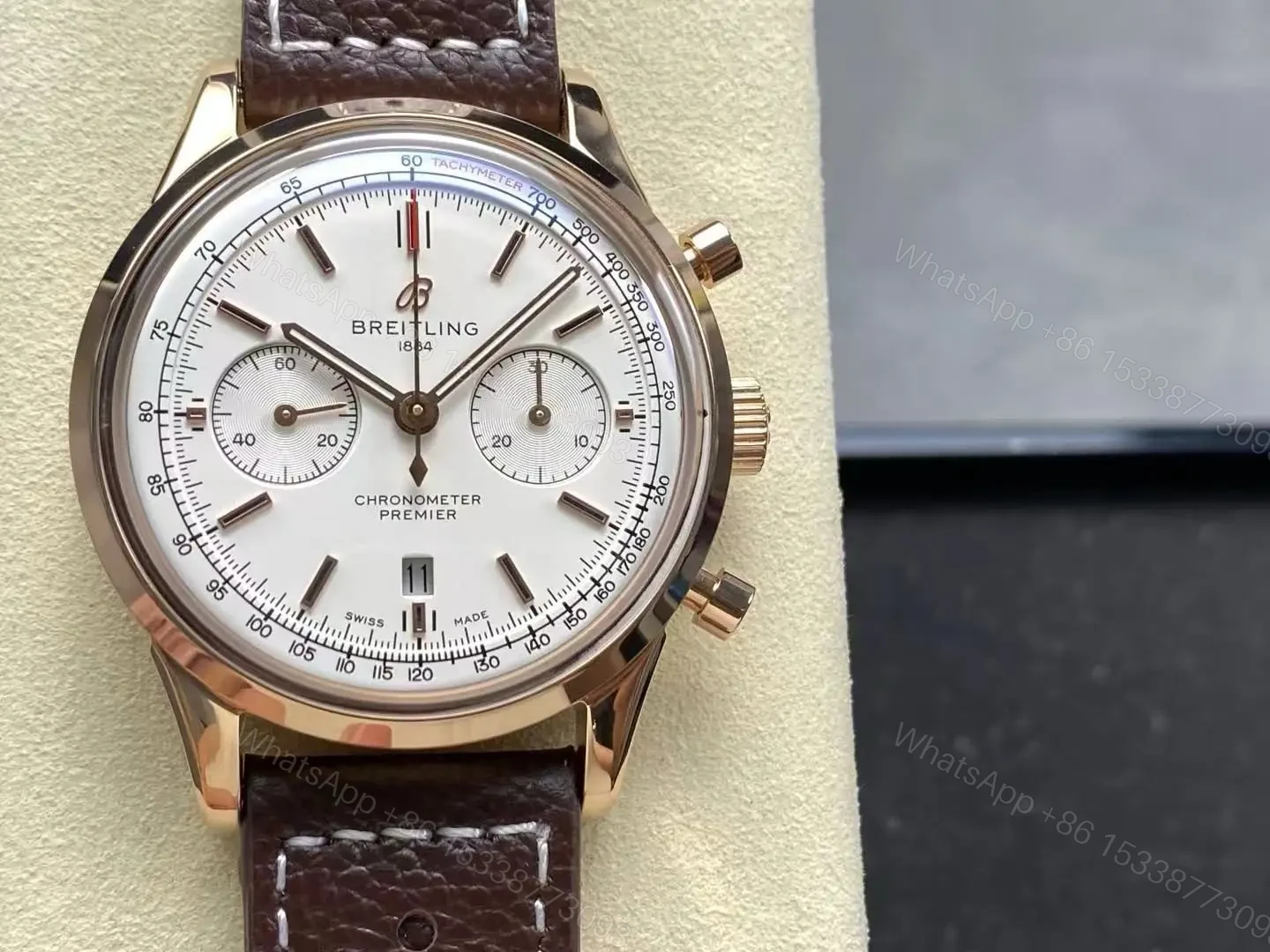 View 2 of Replica Breitling Puya Rose Gold Watch