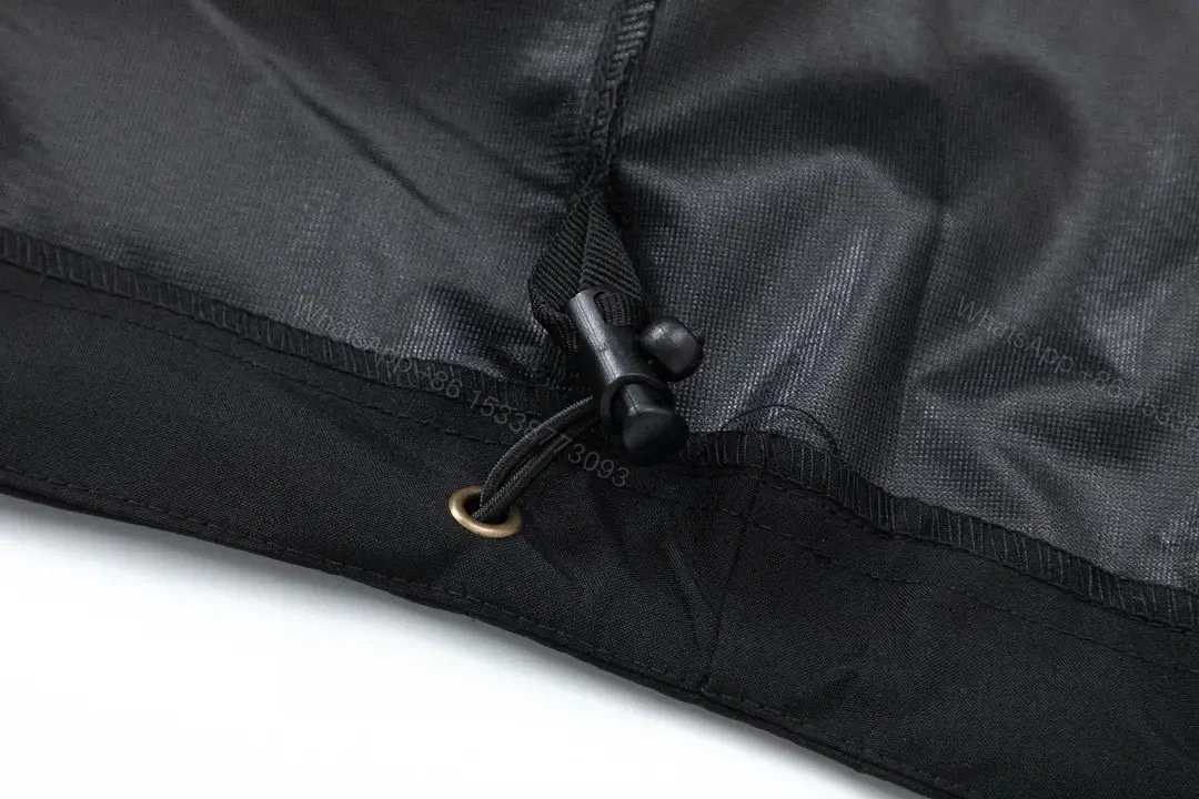 View 5 of Cozy Black Nylon Parka: Minimalist, Weatherproof, Modern Simplicity