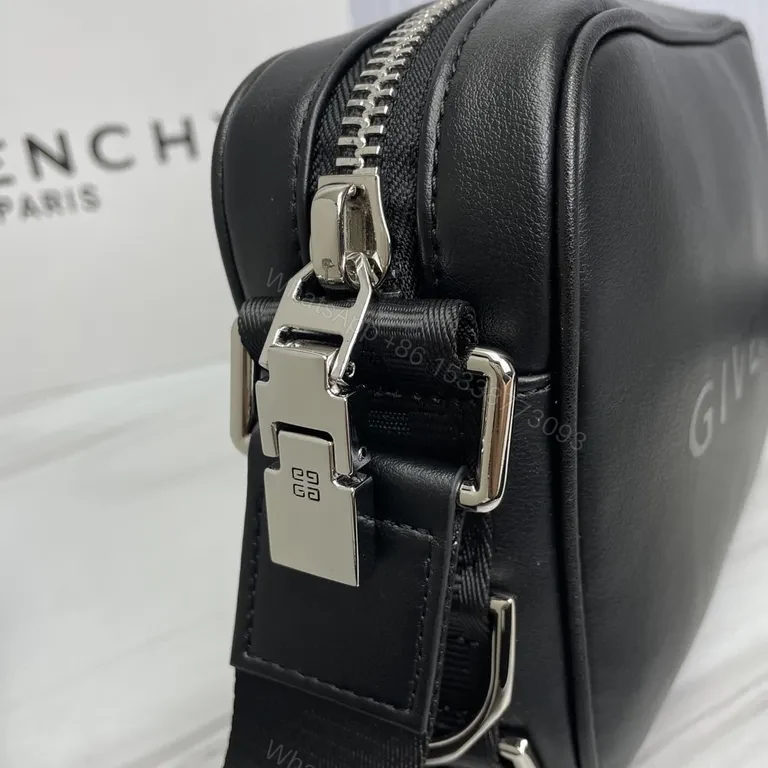 View 9 of Givenchy Structured Leather Crossbody â€“ Subtle Luxury, All-Day Comfort