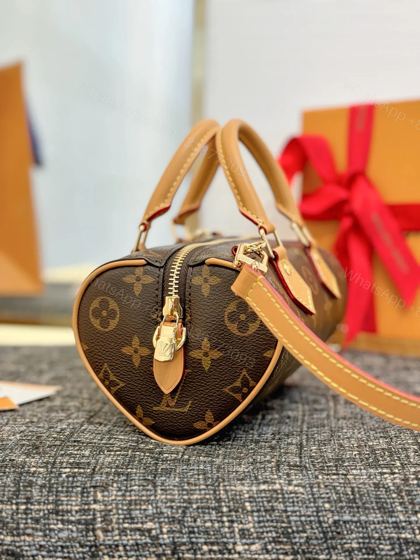 View 5 of LV Nano Speedy Monogram Handbag