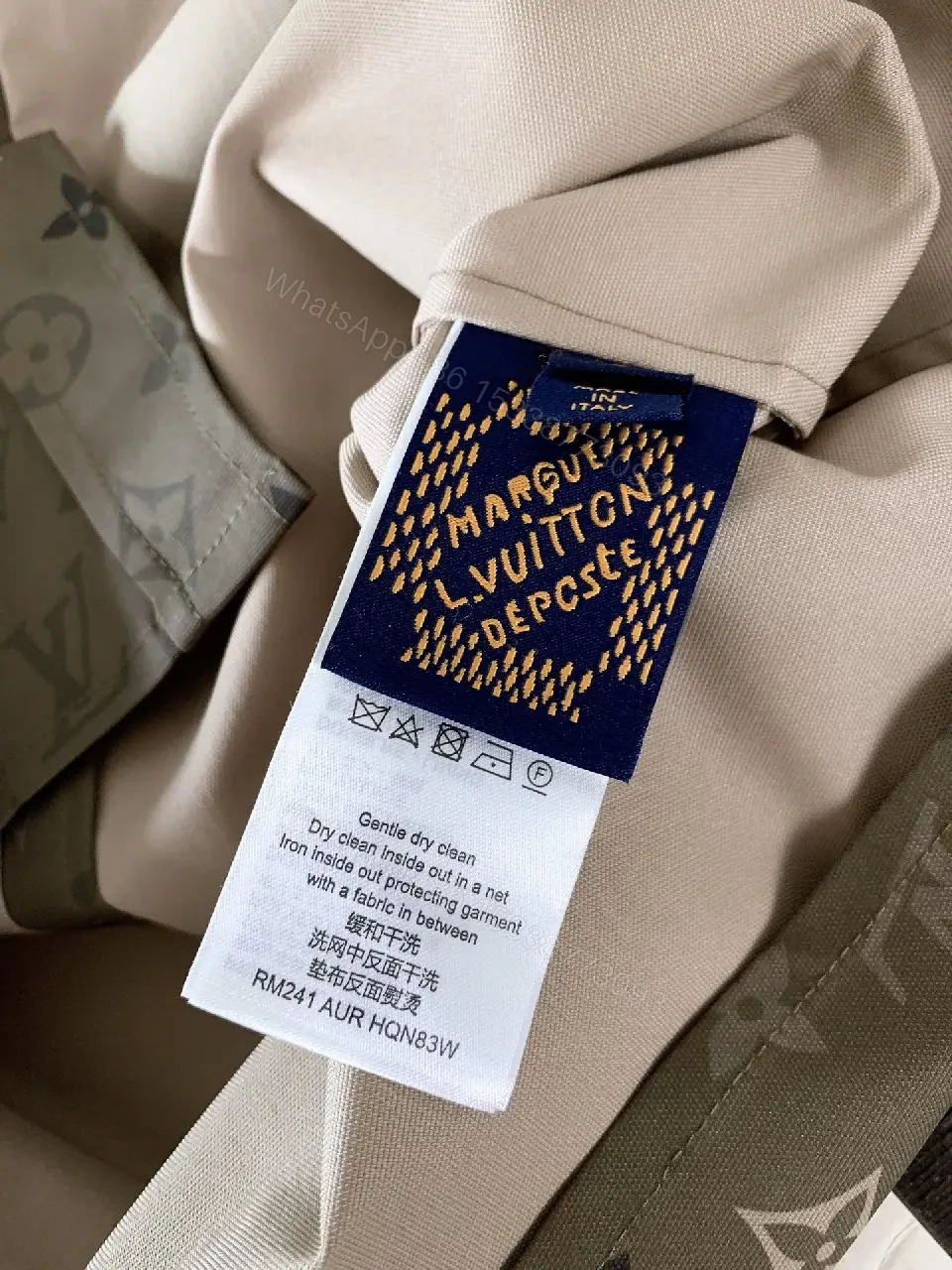 View 9 of Olive Monogram Jacket: Modern Luxury, All‐Day Comfort