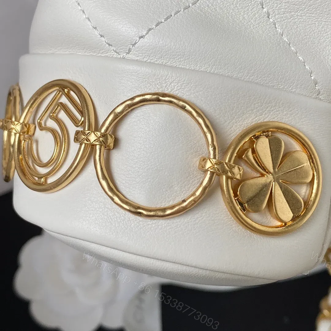 View 2 of Chanel Charm Mini Backpack Like Auth Lock Handle Plated 18cm