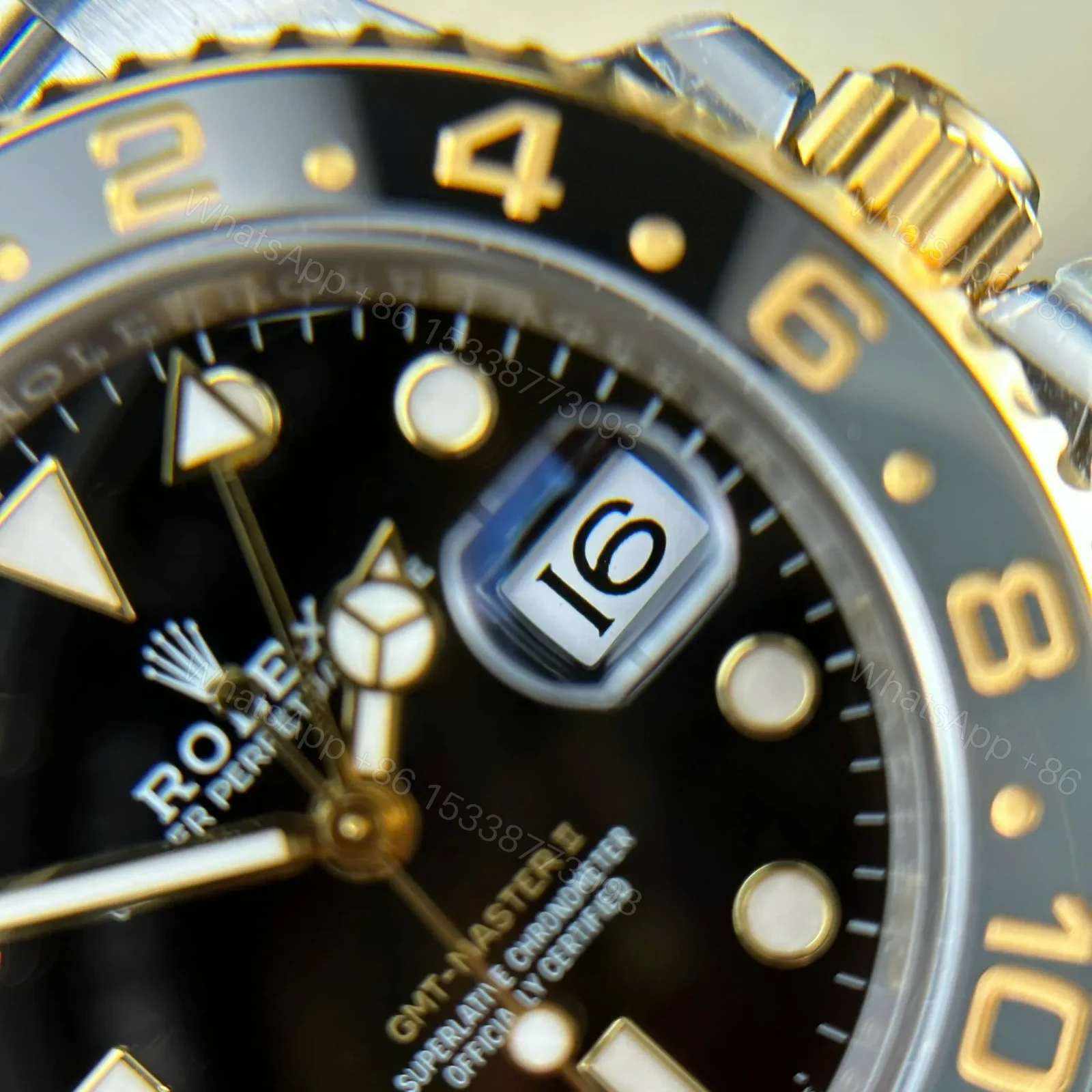 View 7 of Superclone Rolex GMT-Master II Black Dial “Zombie” 126713GRNR