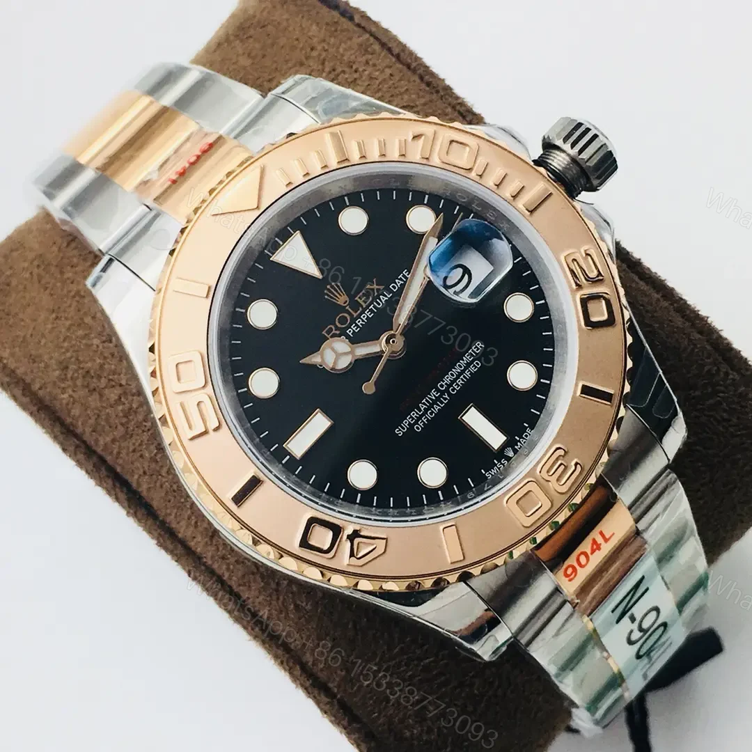 View 2 of Rolex Yacht-Master 40 Black Dial Two-Tone 126621-0002