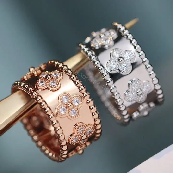 View 8 of 高仿首飾VanCleef&Arpels*RO9ND00鑲鑽萬花筒戒指白金中號