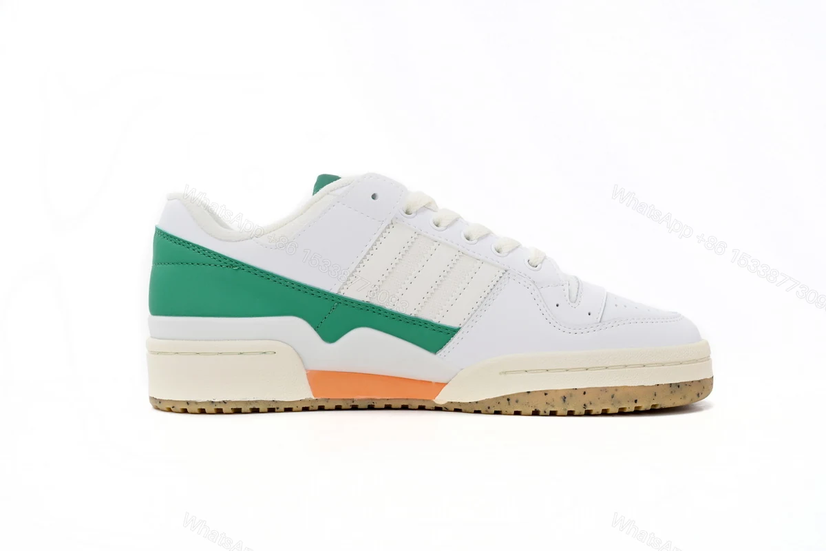 View 2 of Atmos x adidas Forum Low White Gree HQ6996