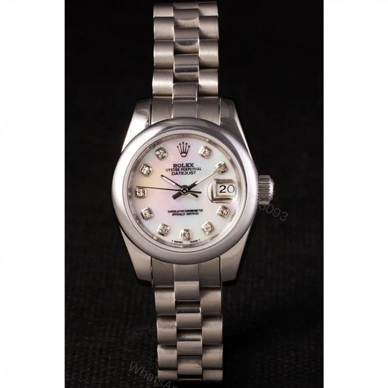 View 2 of Replica Rolex Datejust White Dial RL123 26 mm