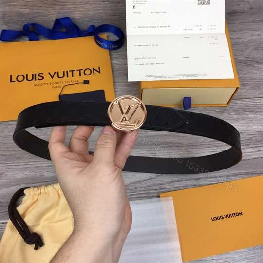 View 2 of LOUIS VUITTON LV CIRCLE 30MM REVERSIBLE BELT – B139